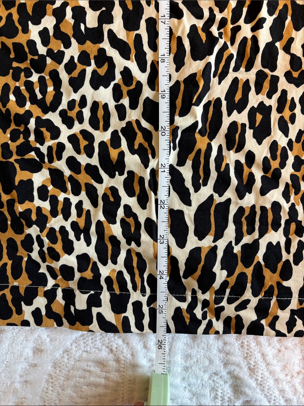 Trashy Diva Leopard Print Cotton Blend Pencil Skirt Size 8 - Picture 8 of 8